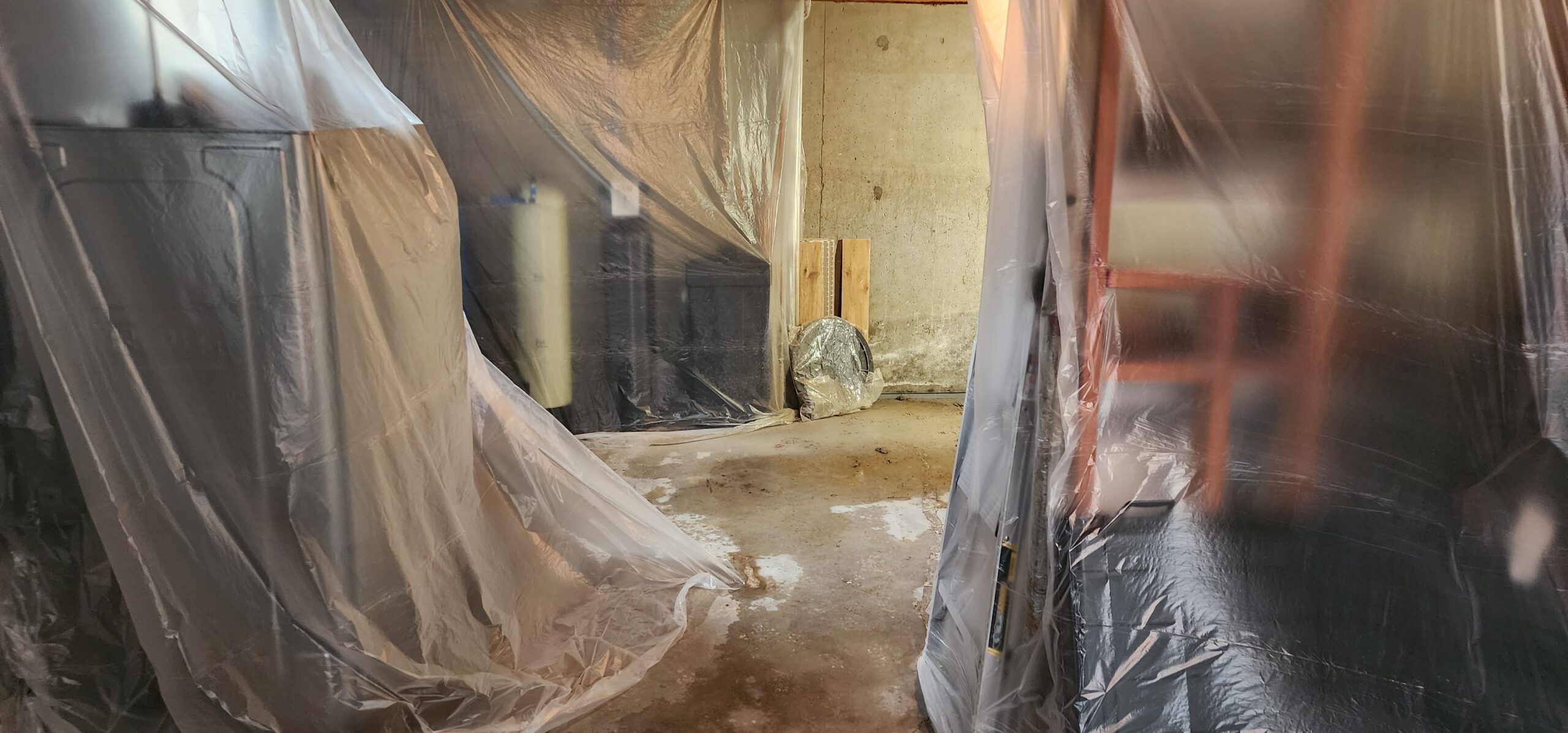 Sparkle Lake basement waterproofing job in New London County, photo 13