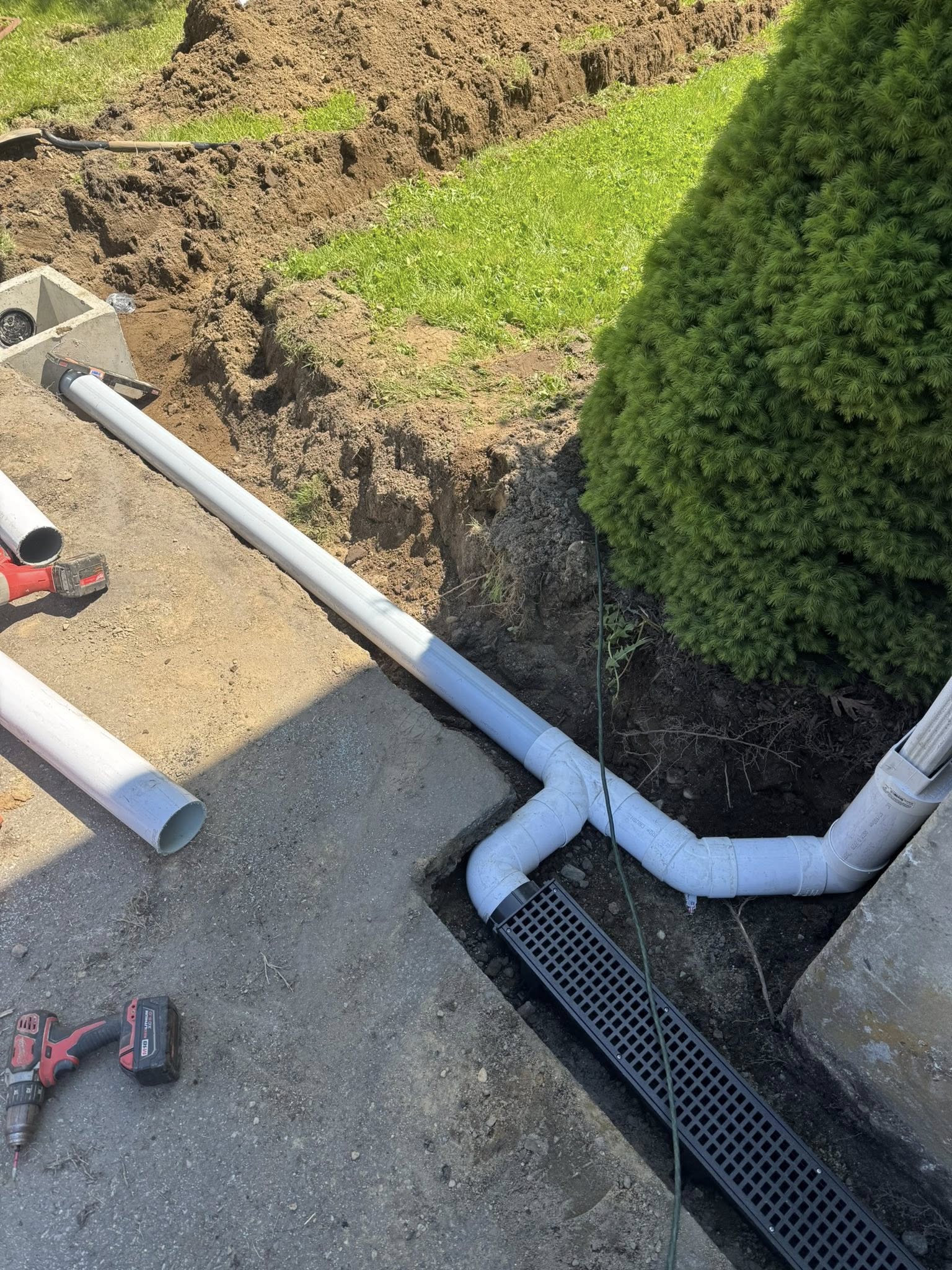 Sparkle Lake equipment on a Connecticut job site
