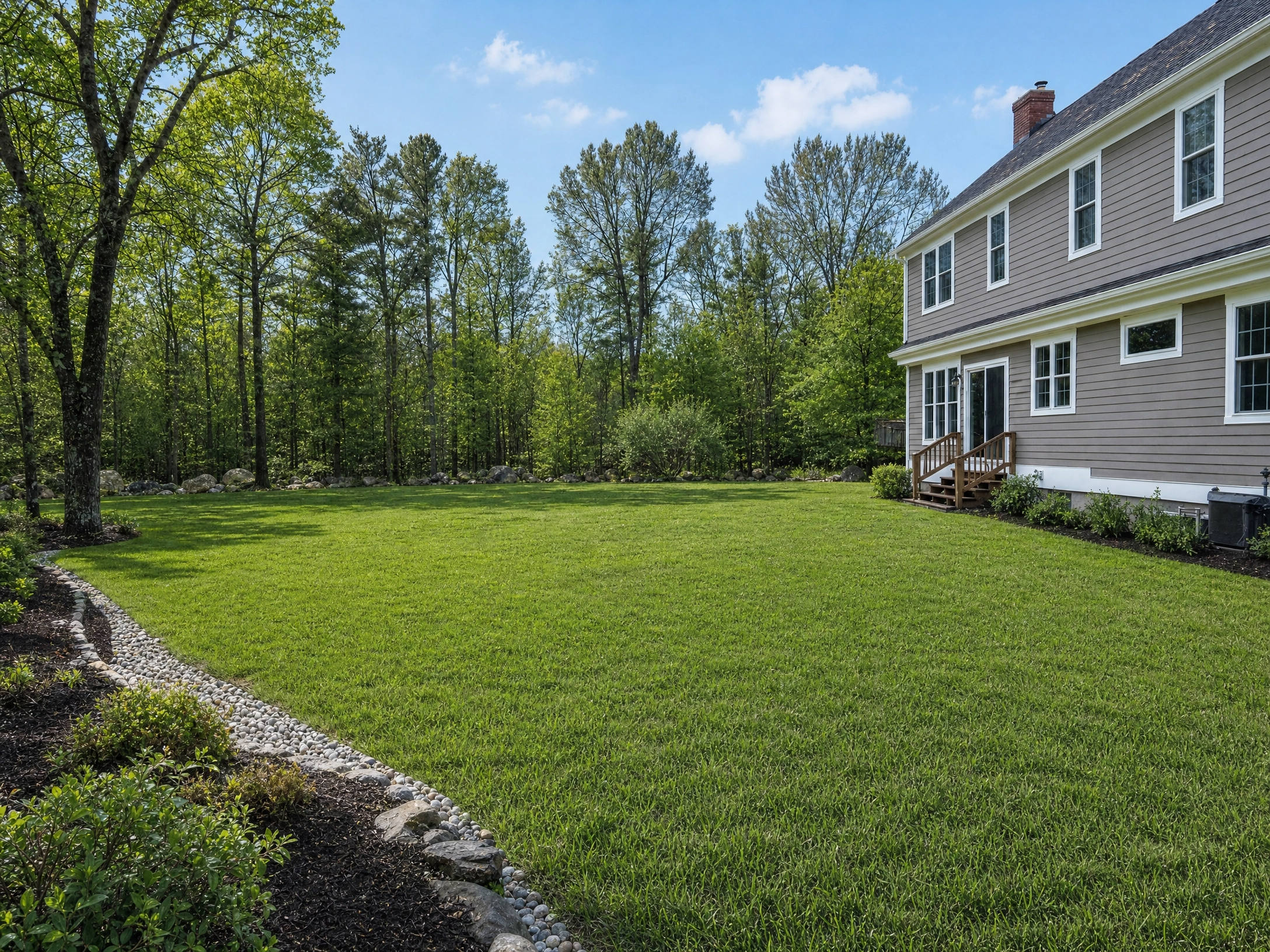 The same property after Sparkle Lake completed the work
