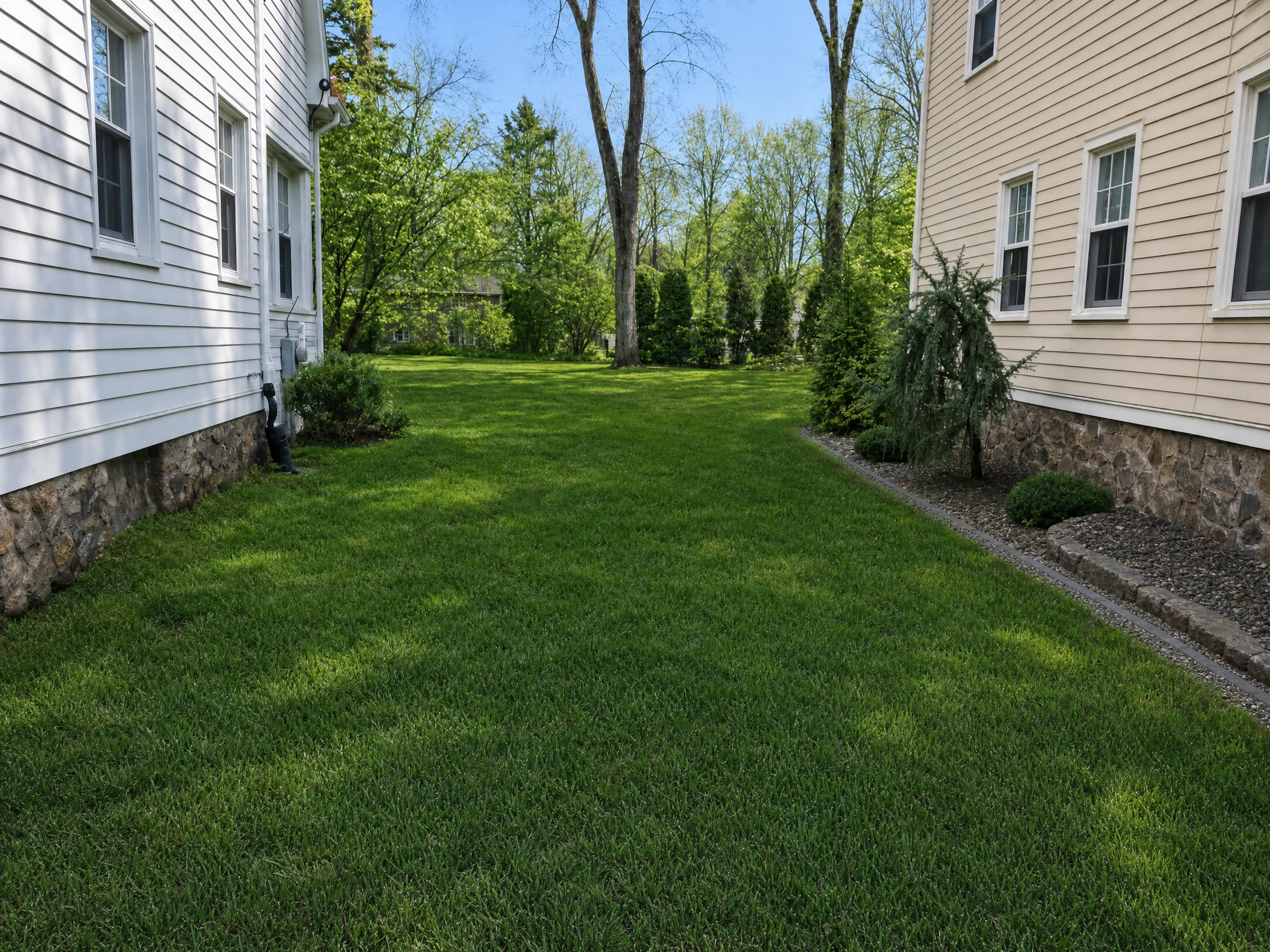 The same property after Sparkle Lake completed the work